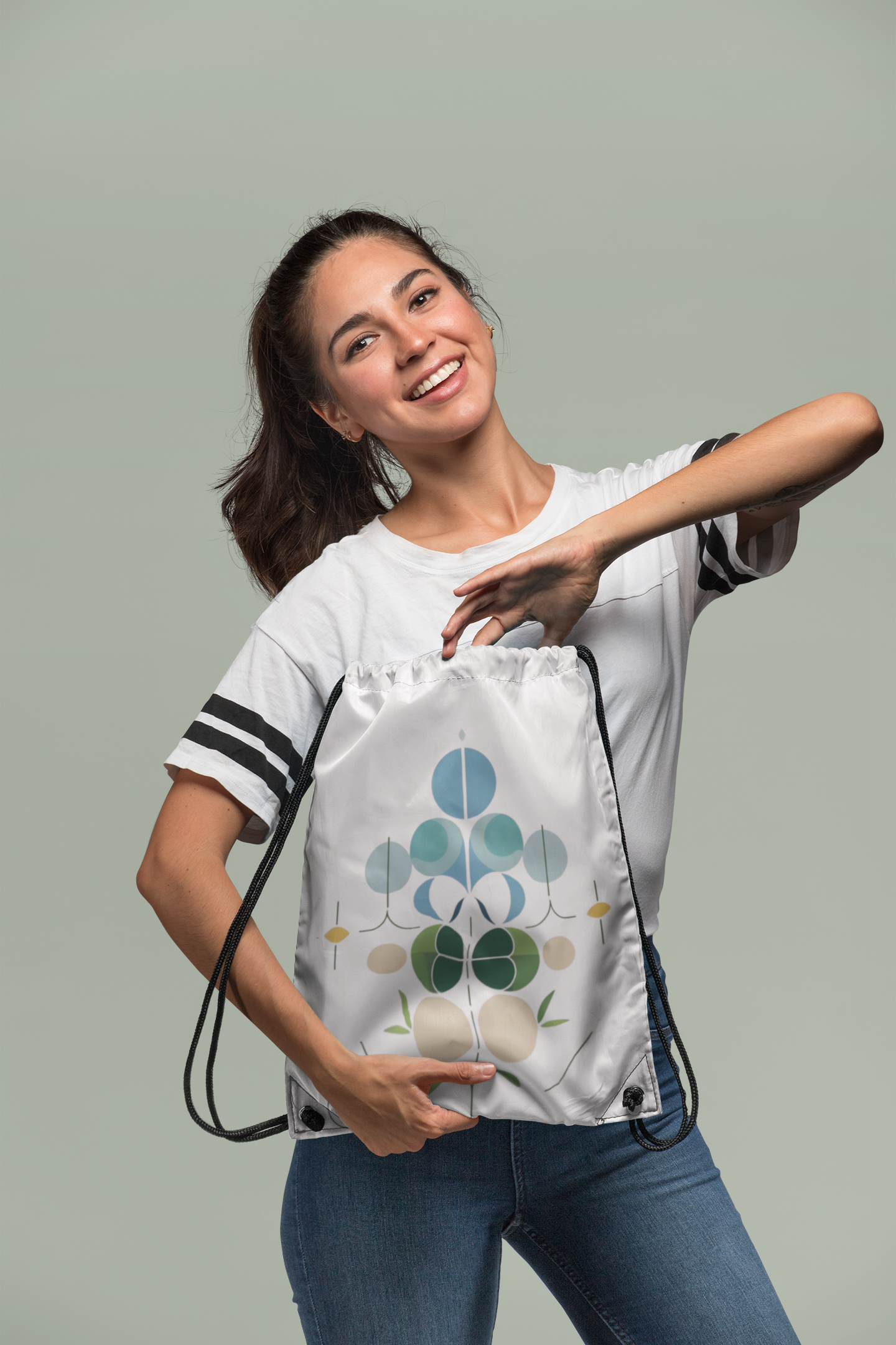 NOOR – Premium Turnbeutel | Minimalistisches Design von SOLVIVO | Symbol für Licht & Klarheit