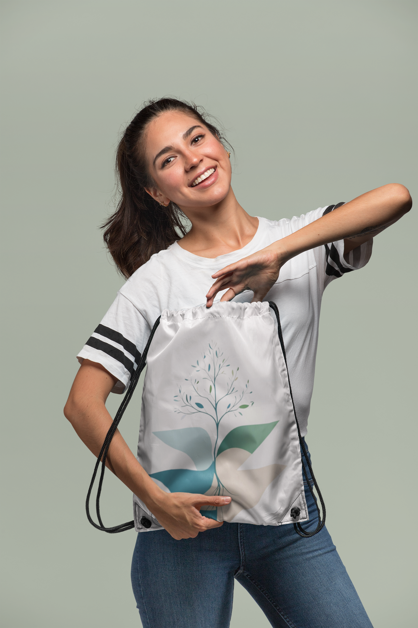 TARU – Premium Turnbeutel | Minimalistisches Design von SOLVIVO | Symbol für Stärke & Wurzeln