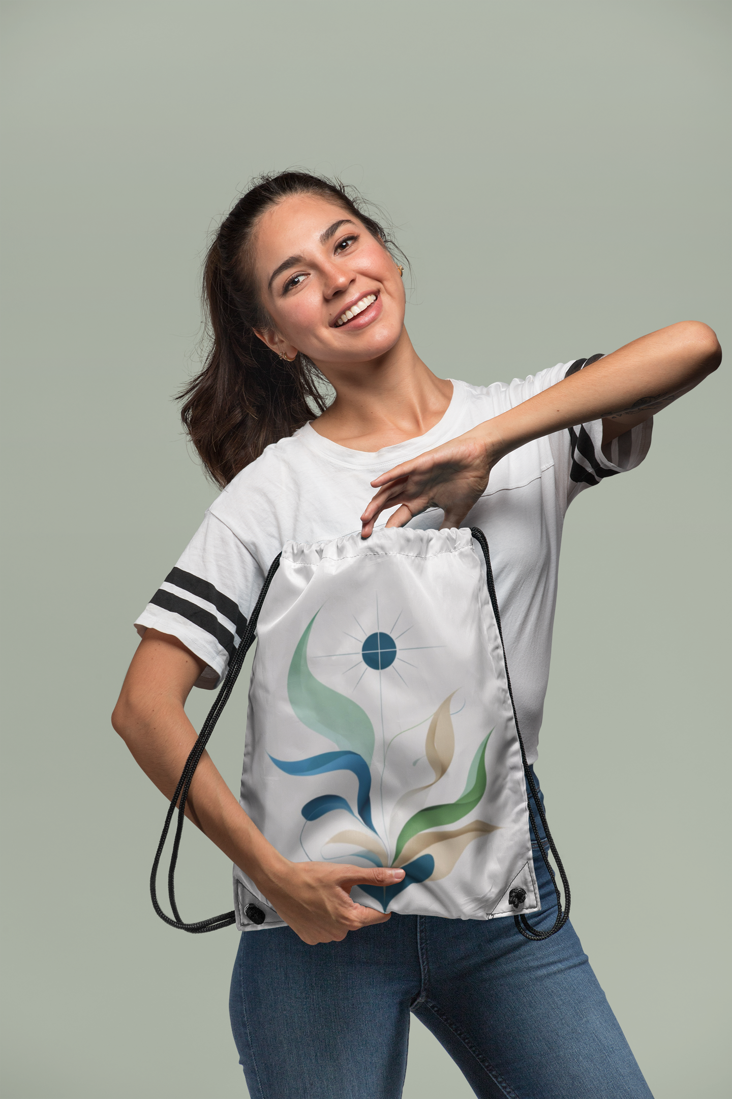 ELAR – Premium Turnbeutel | Minimalistisches Design von SOLVIVO | Symbol für Klarheit & Achtsamkeit