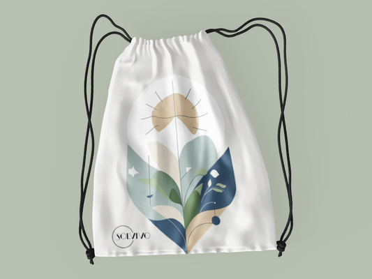 YARA – Premium Turnbeutel | Minimalistisches Design von SOLVIVO | Symbol für Balance & Harmonie