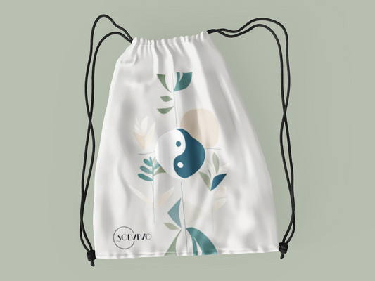 NIVO – Premium Turnbeutel | Minimalistisches Design von SOLVIVO | Symbol für Balance & Stabilität