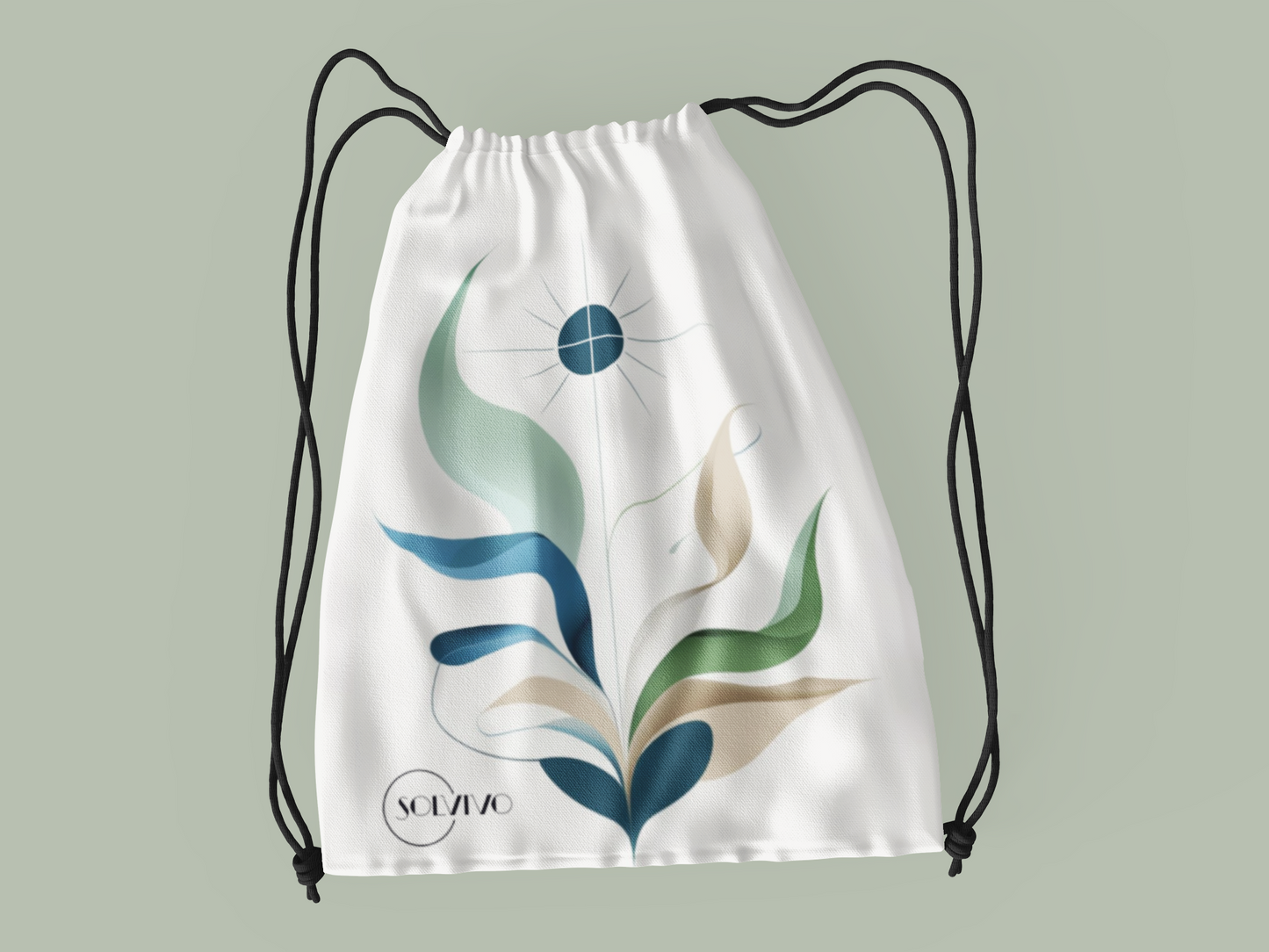 ELAR – Premium Turnbeutel | Minimalistisches Design von SOLVIVO | Symbol für Klarheit & Achtsamkeit