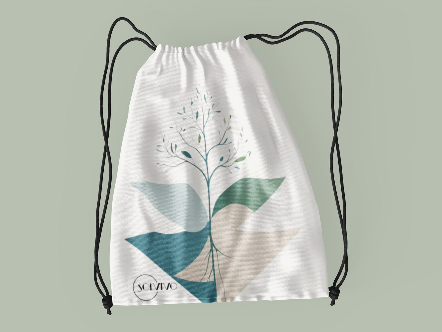 TARU – Premium Turnbeutel | Minimalistisches Design von SOLVIVO | Symbol für Stärke & Wurzeln