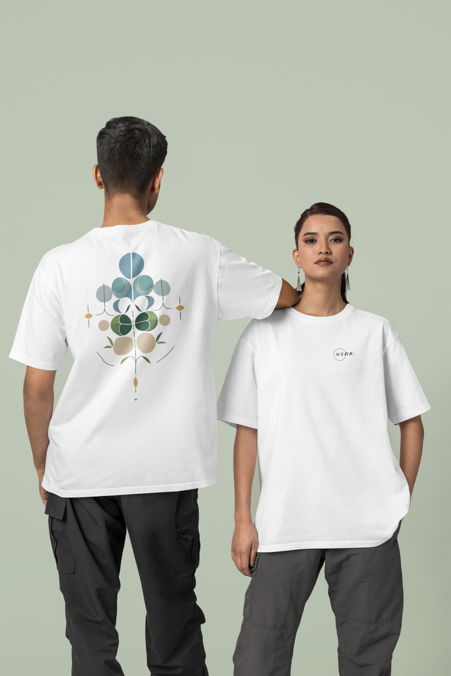 NOOR – Unisex Bio T-Shirt | Minimalistisches Design von SOLVIVO | Symbol für Licht & Klarheit