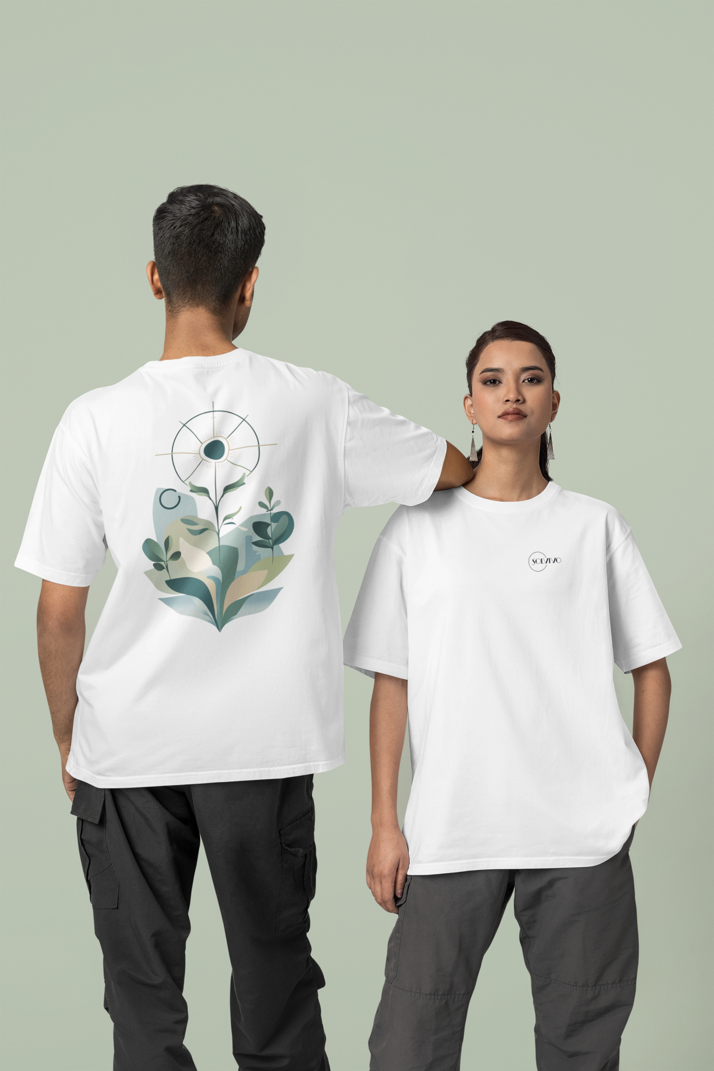 SOLEA – Unisex Bio T-Shirt | Minimalistisches Design von SOLVIVO | Symbol für Licht & Harmonie