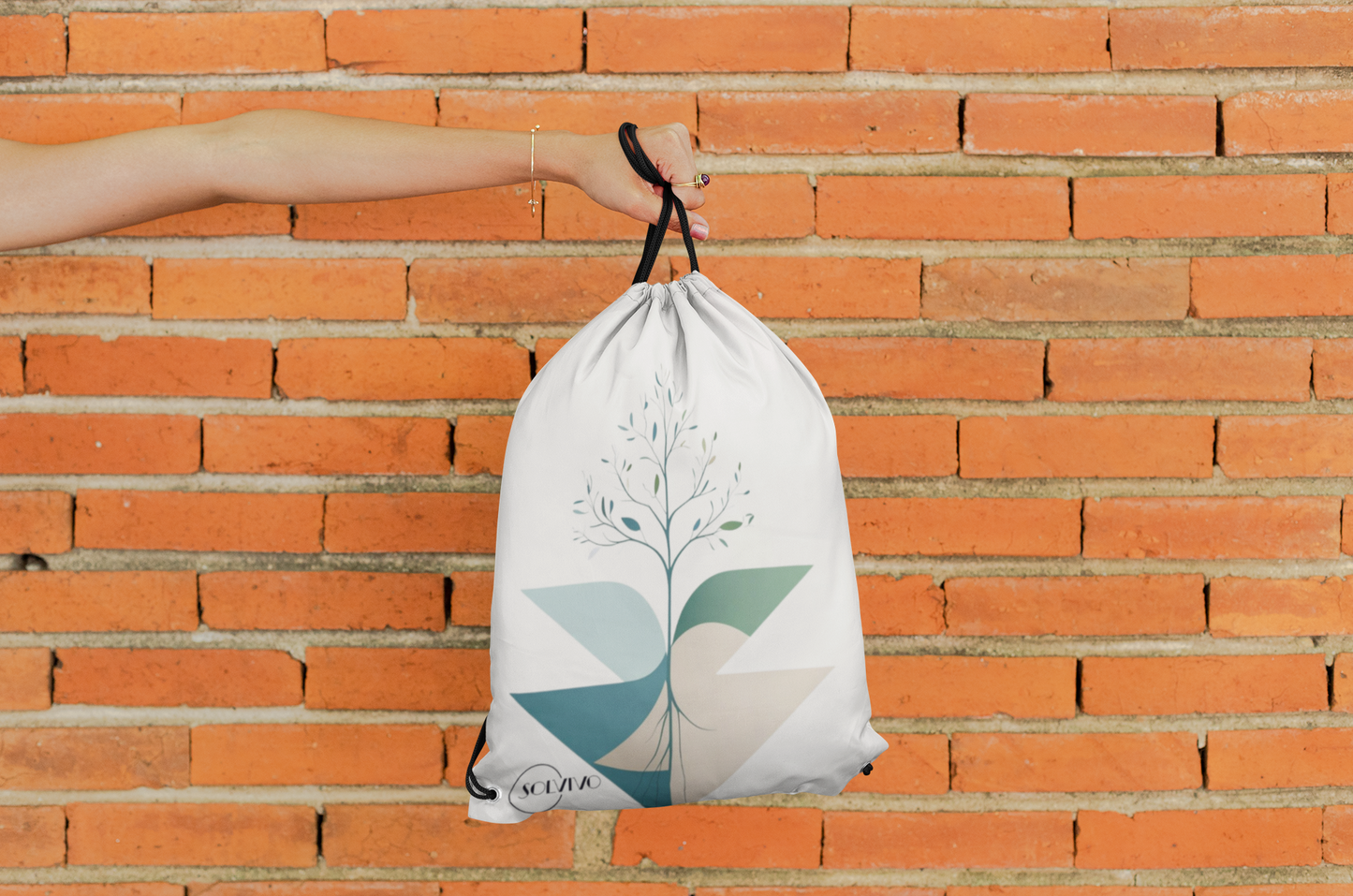 TARU – Premium Turnbeutel | Minimalistisches Design von SOLVIVO | Symbol für Stärke & Wurzeln