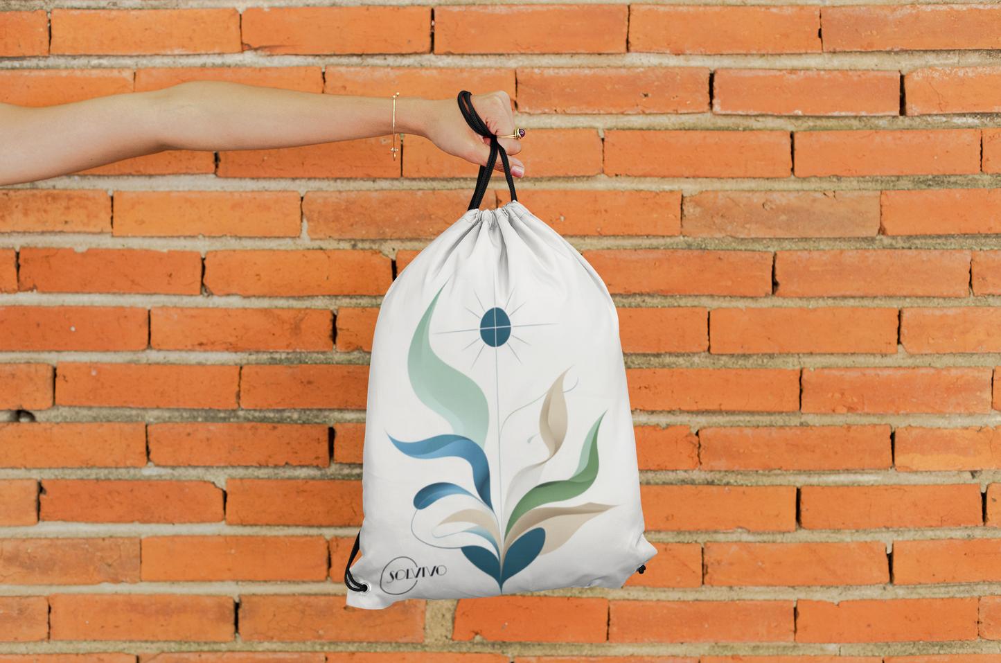 ELAR – Premium Turnbeutel | Minimalistisches Design von SOLVIVO | Symbol für Klarheit & Achtsamkeit
