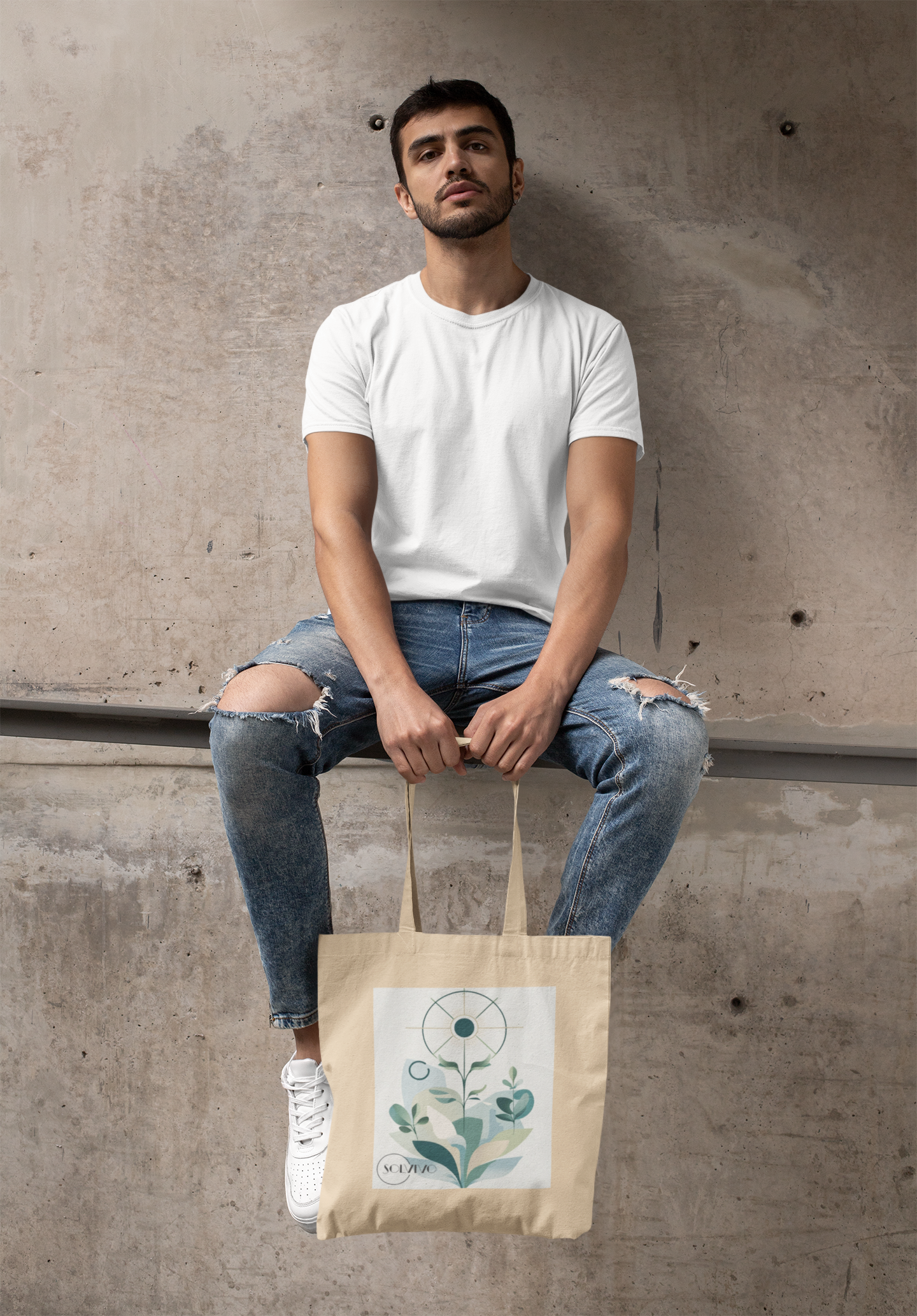 SOLEA – Bio Tote Bag | Minimalistisches Design von SOLVIVO | Symbol für Licht & Harmonie