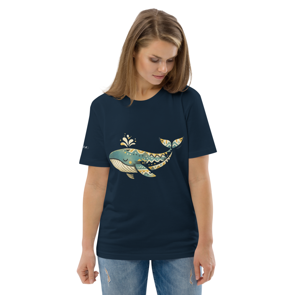 SPIRIT – Unisex Bio T Shirt | Geometrisches Waldesign von SOLVIVO | Symbol für Freiheit & innere Ruhe