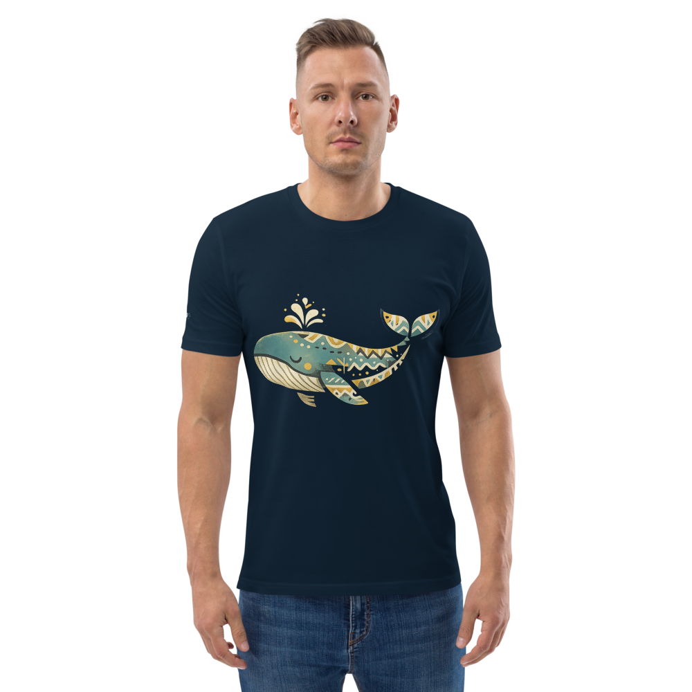 SPIRIT – Unisex Bio T Shirt | Geometrisches Waldesign von SOLVIVO | Symbol für Freiheit & innere Ruhe