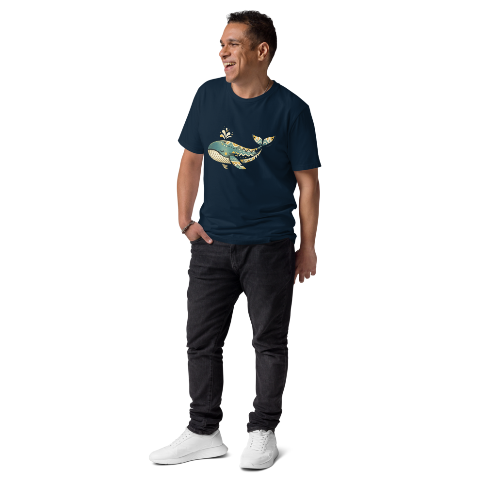 SPIRIT – Unisex Bio T Shirt | Geometrisches Waldesign von SOLVIVO | Symbol für Freiheit & innere Ruhe