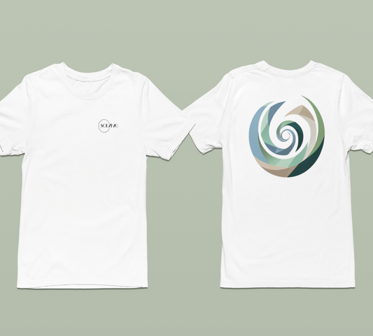 AUREA – Unisex Bio T-Shirt | Minimalistisches Design von SOLVIVO | Symbol für Goldene Mitte & innere Ruhe