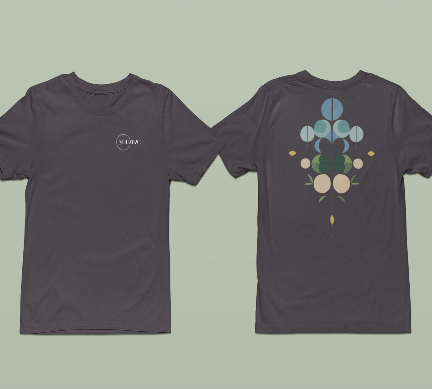 NOOR – Unisex Bio T-Shirt | Minimalistisches Design von SOLVIVO | Symbol für Licht & Klarheit