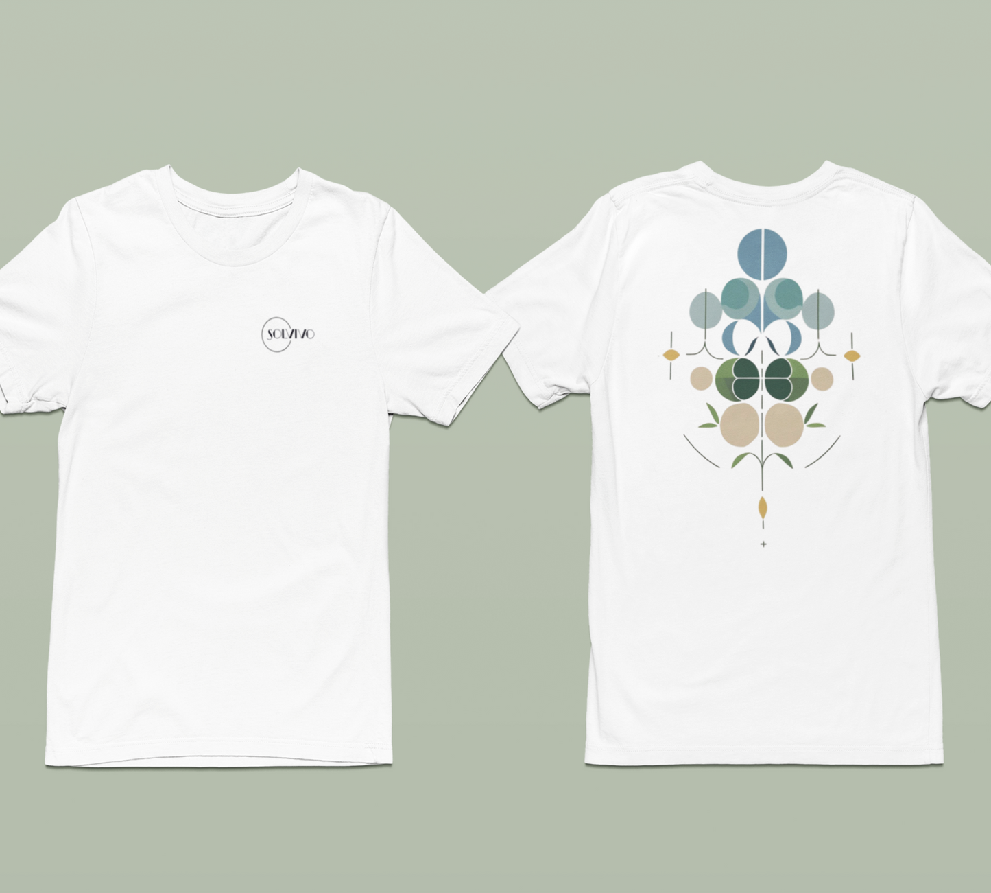 NOOR – Unisex Bio T-Shirt | Minimalistisches Design von SOLVIVO | Symbol für Licht & Klarheit