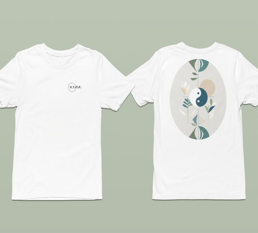 NIVO – Unisex Bio T-Shirt | Minimalistisches Design von SOLVIVO | Symbol für Balance & Stabilität