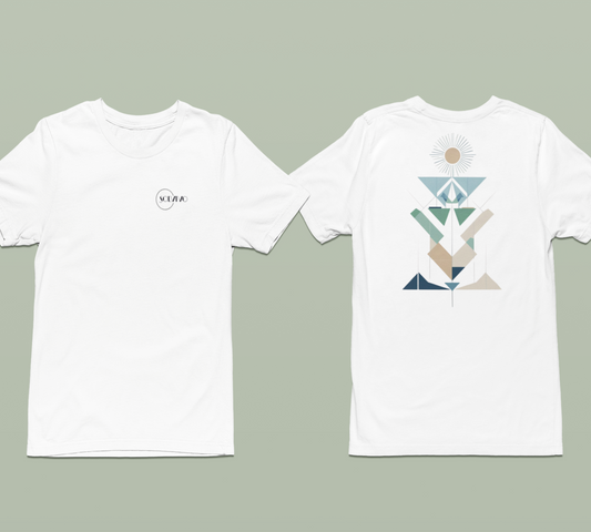 LUMEA – Unisex Bio T-Shirt | Minimalistisches Design von SOLVIVO | Symbol für Bewusstsein & Verbindung