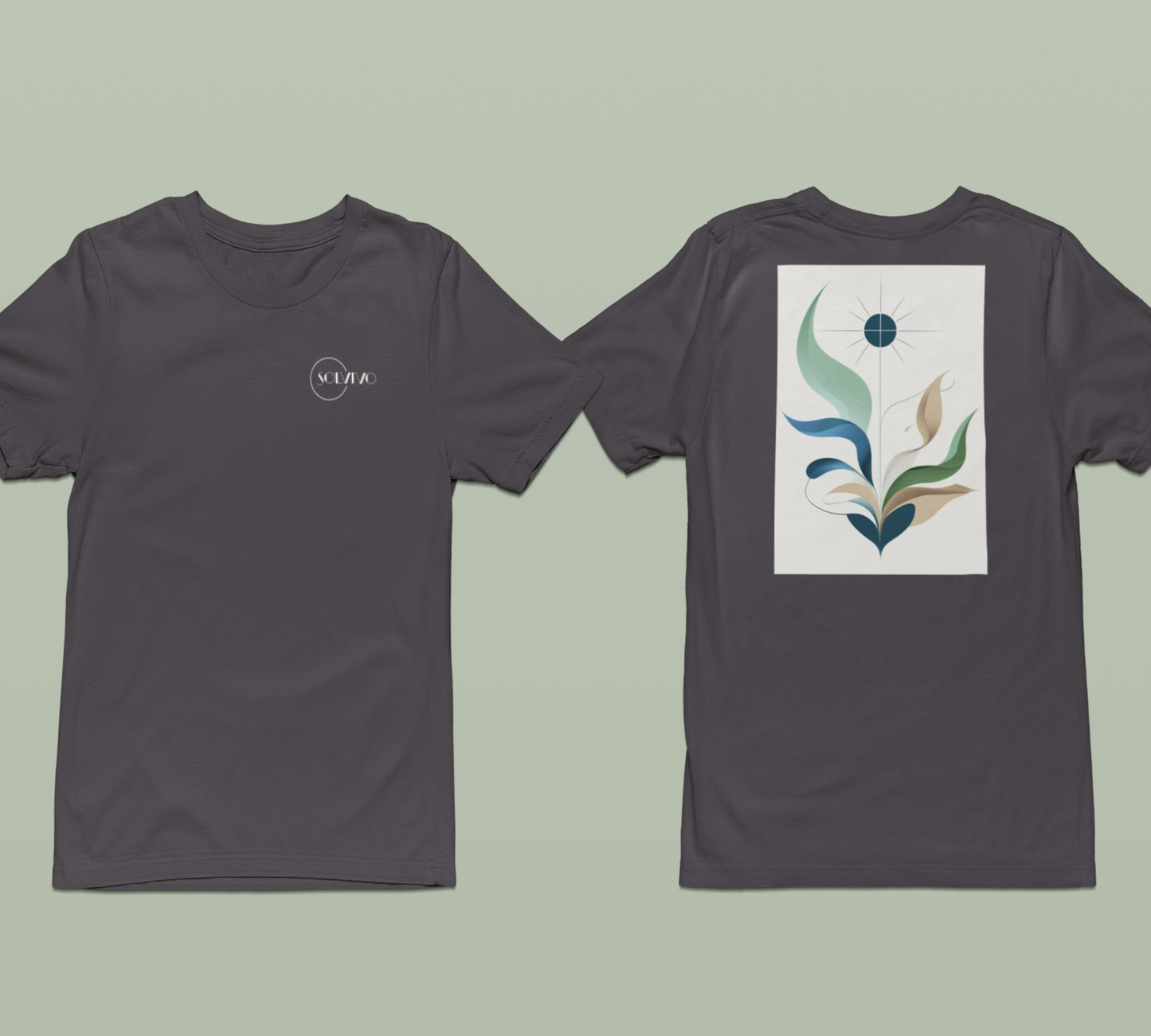 ELAR – Unisex Bio T-Shirt | Minimalistisches Design von SOLVIVO | Symbol für Klarheit & Achtsamkeit