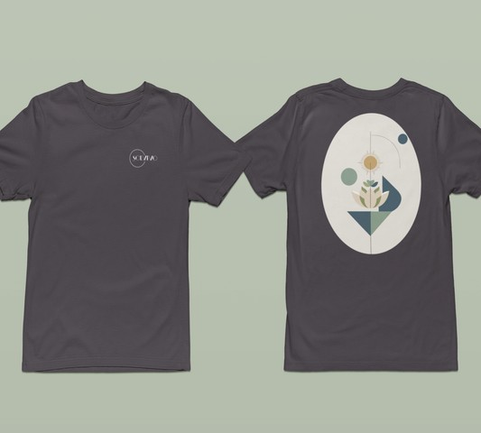 ORI – Unisex Bio T-Shirt | Minimalistisches Design von SOLVIVO | Symbol für Ursprung & Orientierung