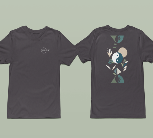 NIVO – Unisex Bio T-Shirt | Minimalistisches Design von SOLVIVO | Symbol für Balance & Stabilität