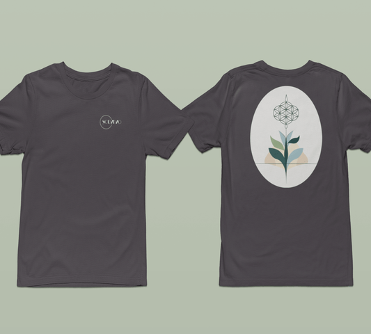 VITA – Unisex Bio T-Shirt | Minimalistisches Design von SOLVIVO | Symbol für Lebensenergie & Wachstum