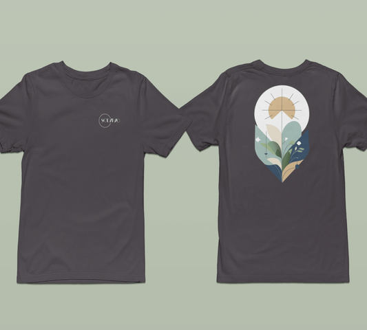 YARA – Unisex Bio T-Shirt | Minimalistisches Design von SOLVIVO | Symbol für Balance & Harmonie