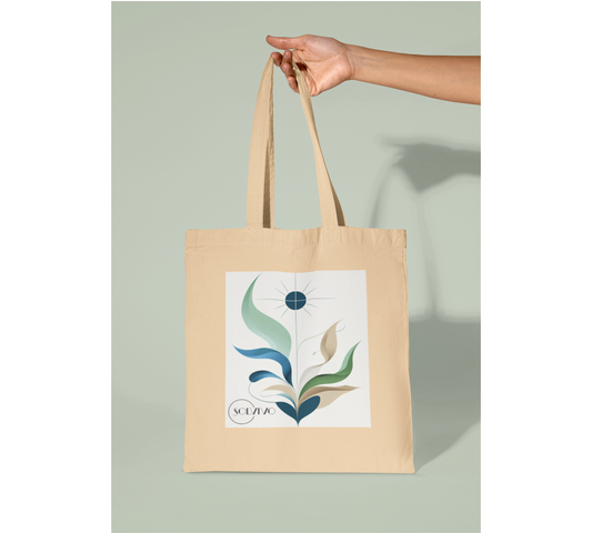 ELAR – Bio Tote Bag | Minimalistisches Design von SOLVIVO | Symbol für Klarheit & Achtsamkeit